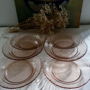 Assiettes en Rosaline