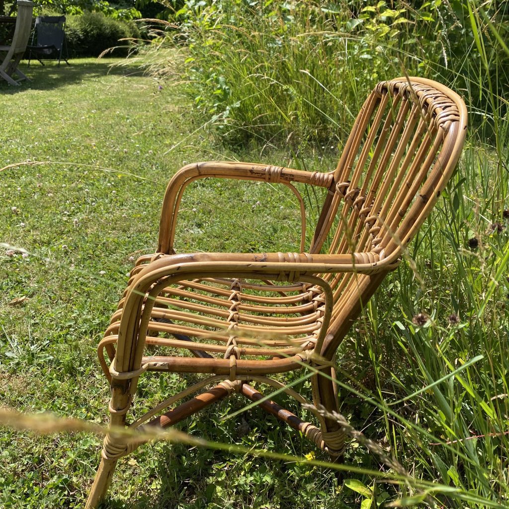 Fauteuil rotin enfant