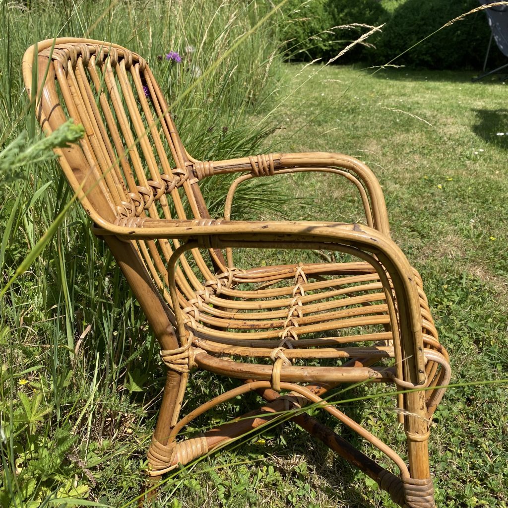 Fauteuil en rotin enfant – Image 3