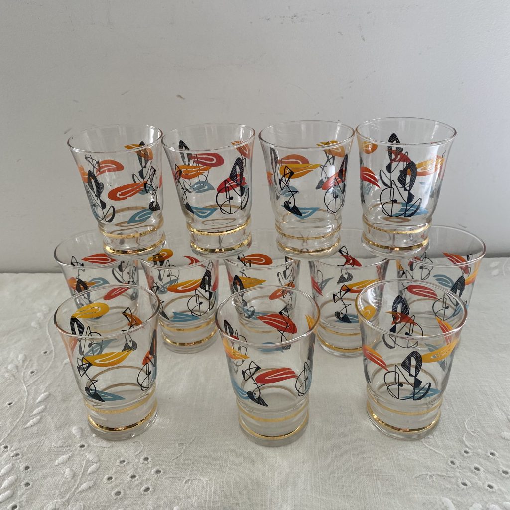 Verres vintage
